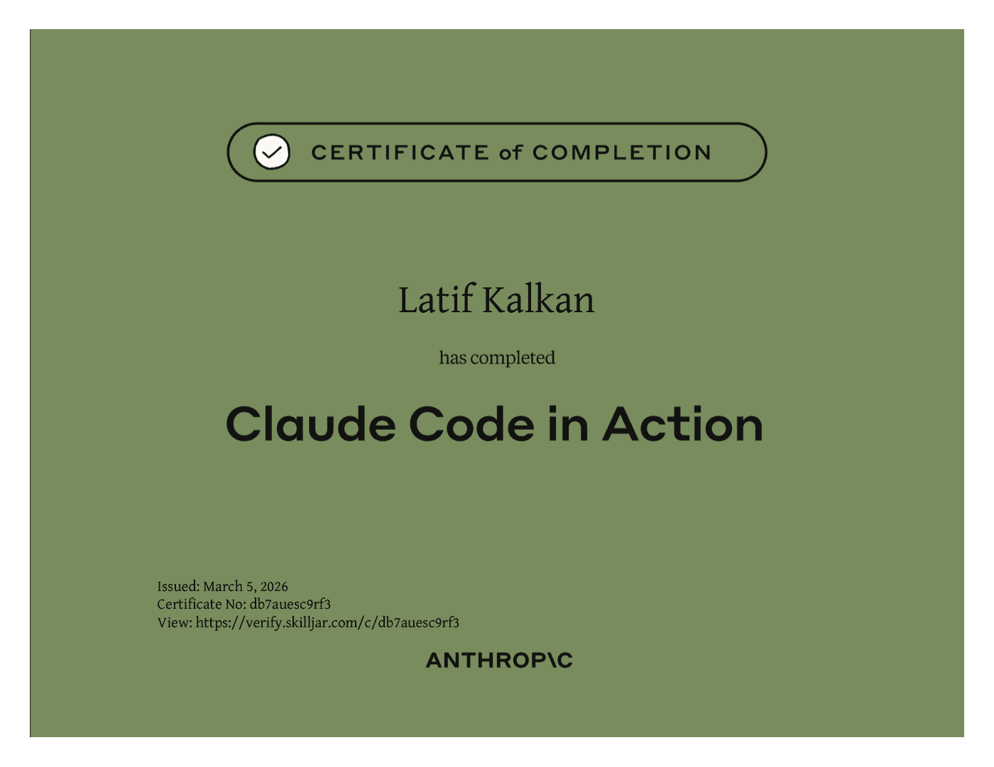 Anthropic — Claude Code In Action